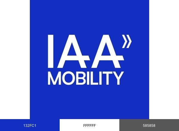 IAA MOBILITY brand color palette