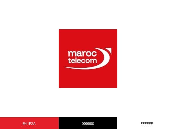 Maroc Telecom brand color palette