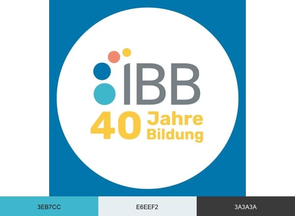 IBB Institut für Berufliche Bildung AG brand color palette