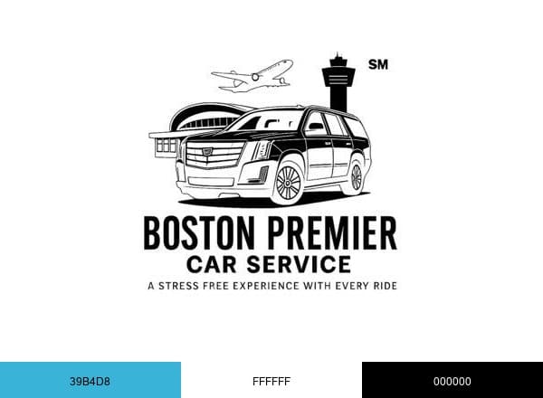 Boston Premier Car Service brand color palette
