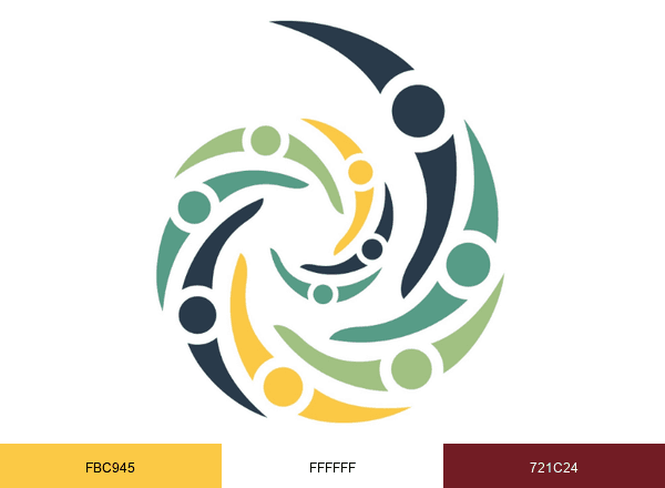 Foundation for Intentional Community brand color palette