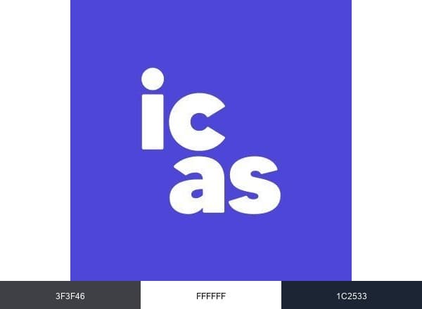 ICAS brand color palette