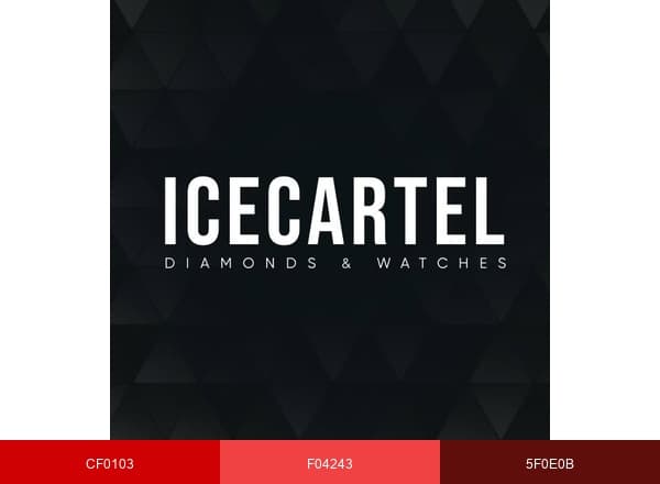 Icecartel brand color palette