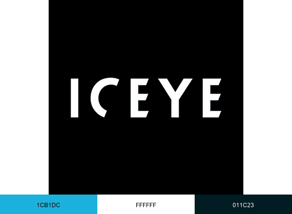 ICEYE brand color palette