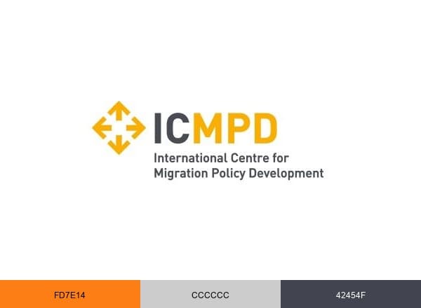 International Centre for Migration Policy Development brand color palette