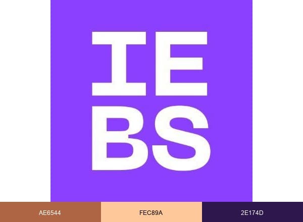 IEBS Business School brand color palette