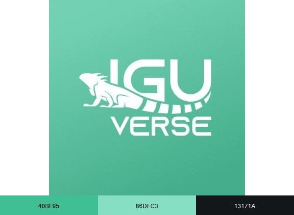 IguVerse 🦎 Public Beta Live brand color palette