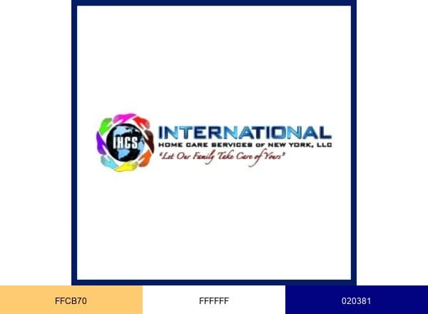 International Home Care Services of New York brand color palette