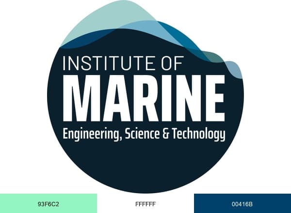 Institute of Marine Engineering brand color palette