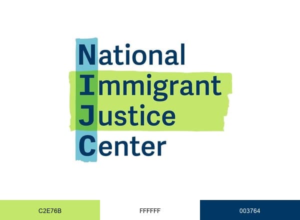 National Immigrant Justice Center brand color palette
