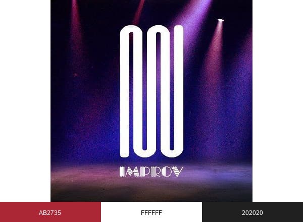 Improv Comedy Clubs brand color palette