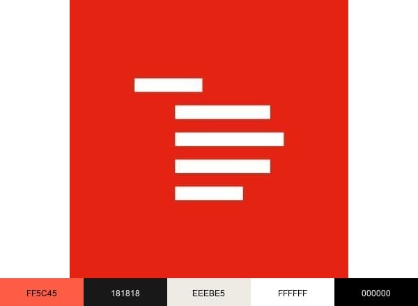 Index Ventures brand color palette