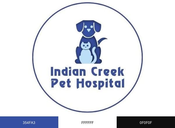 Indian Creek Pet Hospital | Fort Myers FL brand color palette