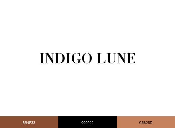 Indigo Lune brand color palette