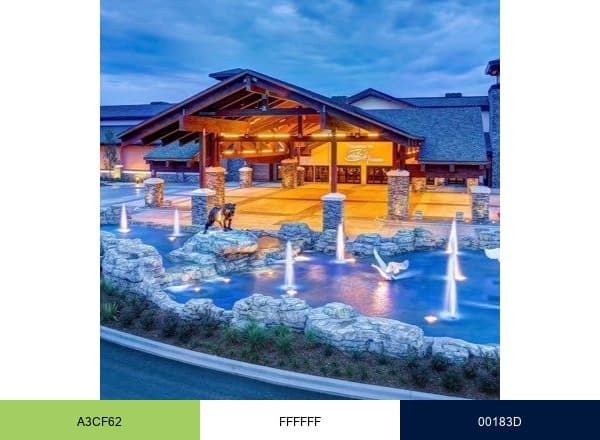 Indigo Sky Casino brand color palette