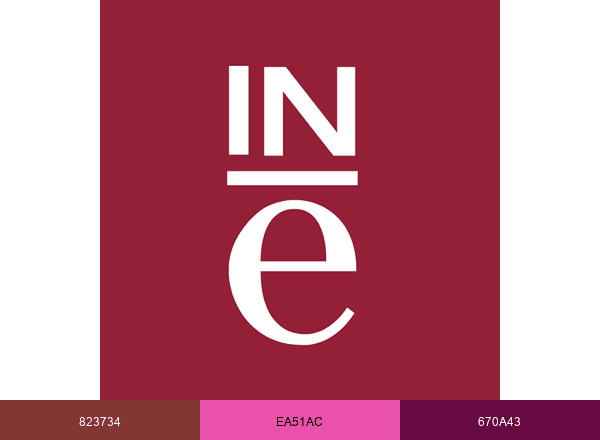 INE España brand color palette