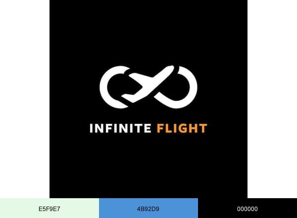 Infinite Flight brand color palette