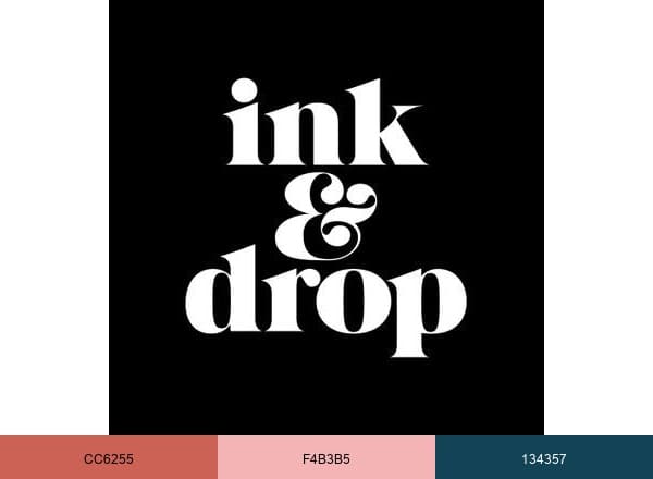 Ink&Drop brand color palette