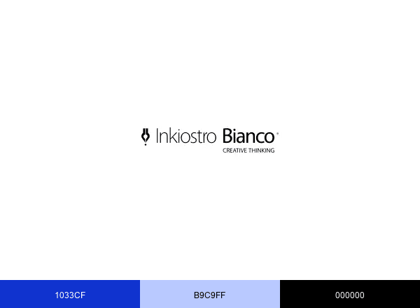 Inkiostro Bianco brand color palette