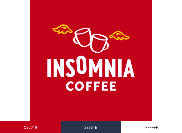 Insomnia Coffee brand color palette
