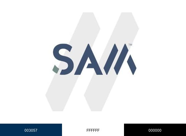 SAM brand color palette