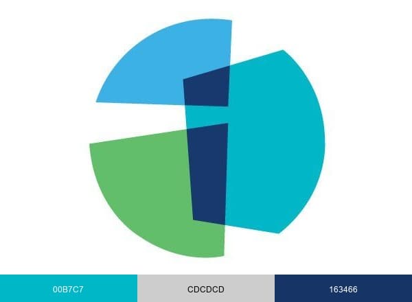 Intelsat brand color palette