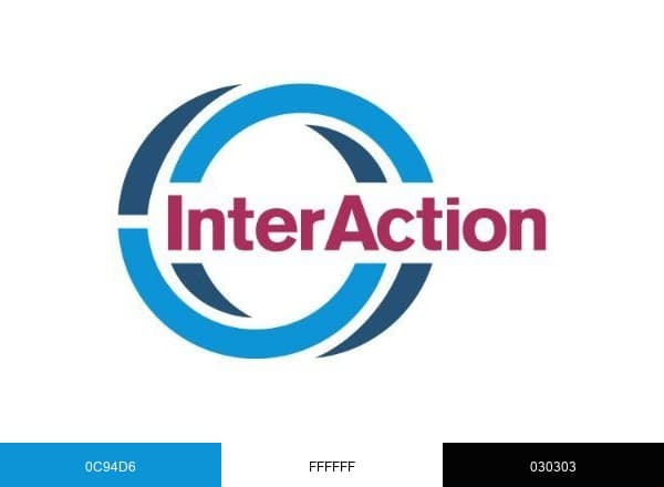 InterAction brand color palette