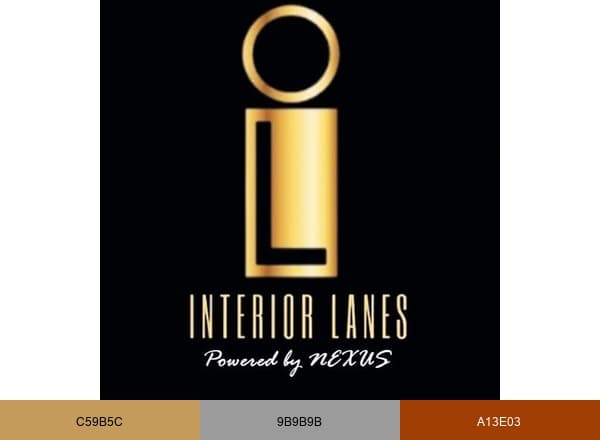InteriorLanes brand color palette