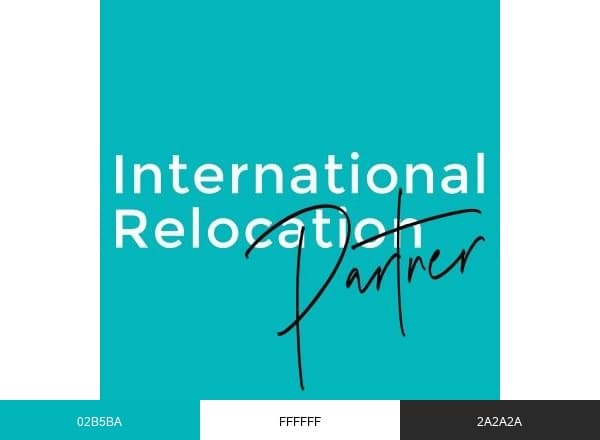 International Relocation Partner brand color palette