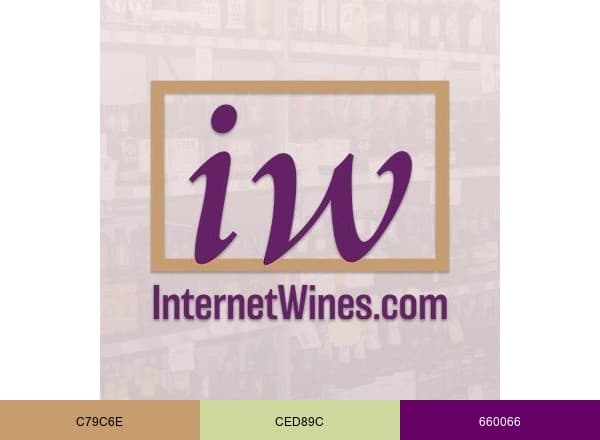 InternetWines.com brand color palette