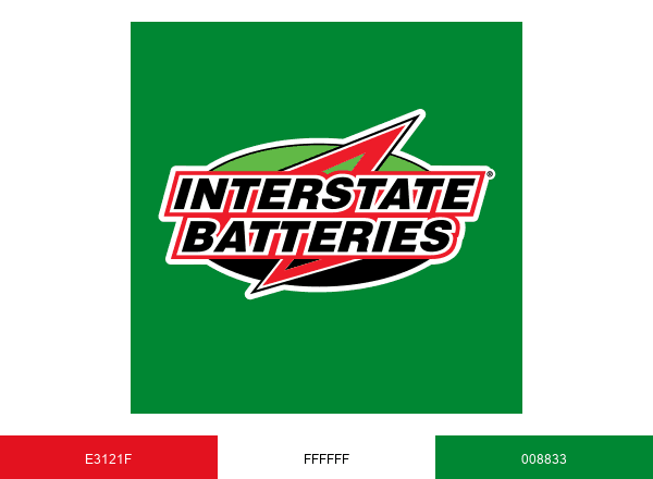 Interstate Batteries brand color palette