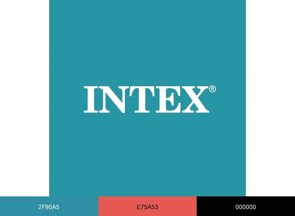 Intex Recreation Corp. brand color palette