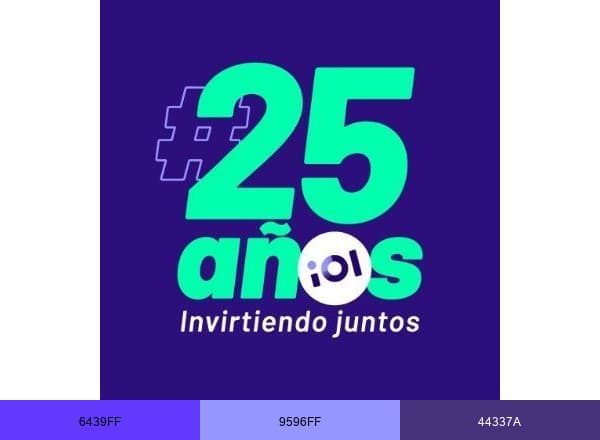 IOL Inversiones brand color palette