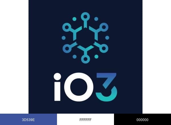 iO3 Pte Ltd brand color palette