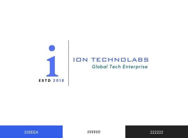 ION TECHNOLABS brand color palette