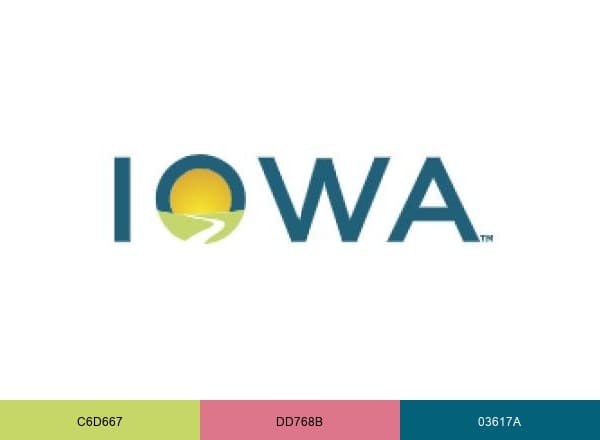 State of Iowa brand color palette