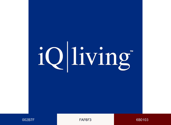 iQliving brand color palette