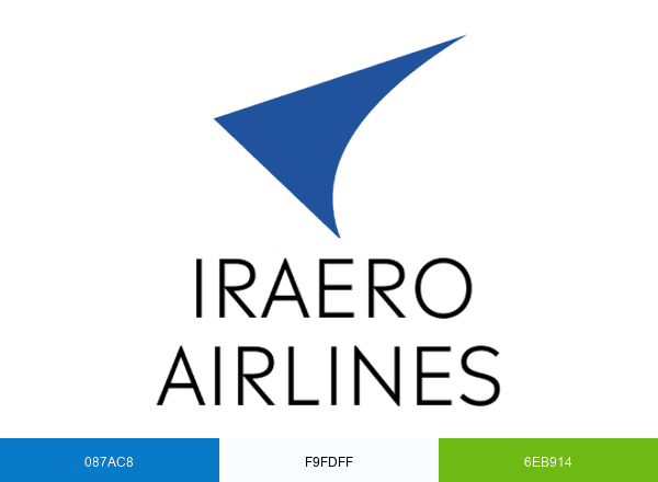 IrAero Airlines brand color palette