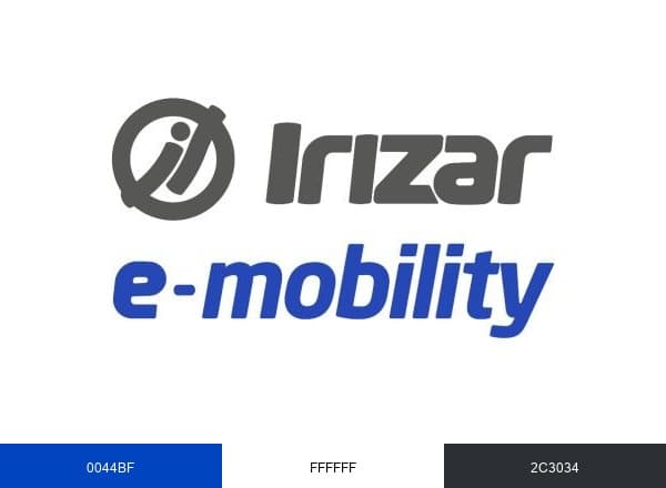 Irizar e-mobility brand color palette