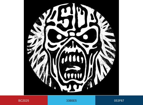Iron Maiden brand color palette
