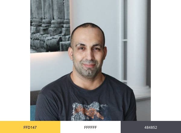 Ahmad Shadeed brand color palette