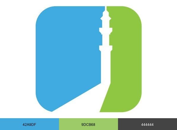 موقع طريق الإسلام brand color palette