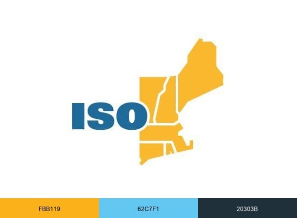 ISO New England brand color palette