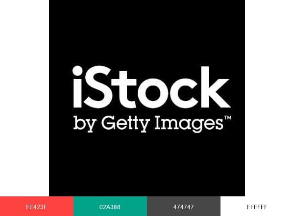 iStock brand color palette
