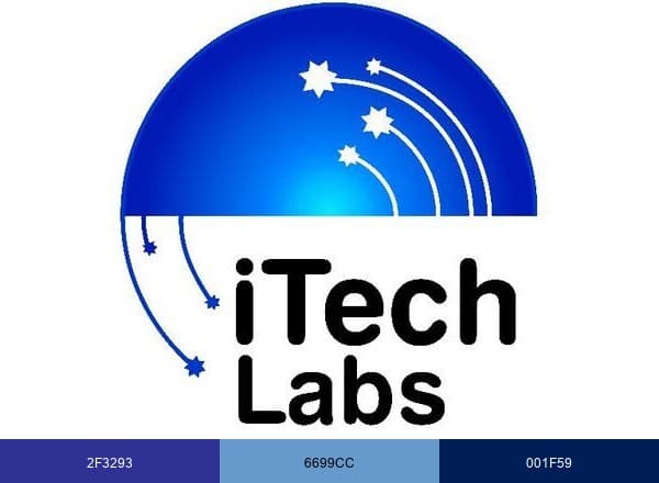 iTech Labs brand color palette