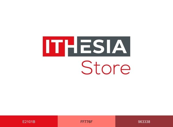 Ithesia Store brand color palette