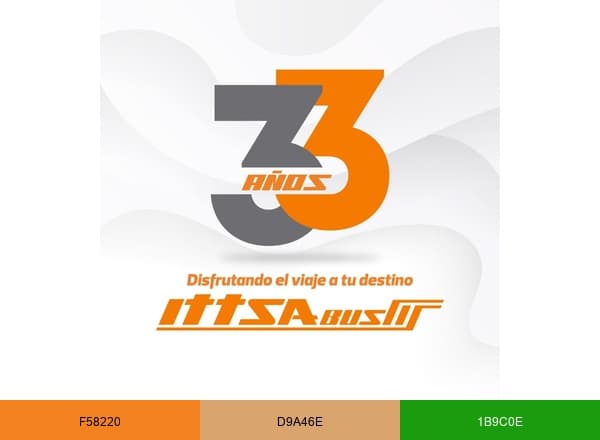 ITTSABUS brand color palette