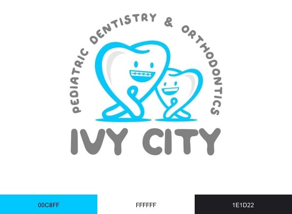 Ivy City Pediatric Dentistry &amp; Orthodontics | Washington D.C. DC brand color palette
