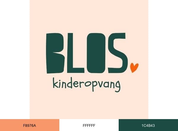 BLOS kinderopvang brand color palette