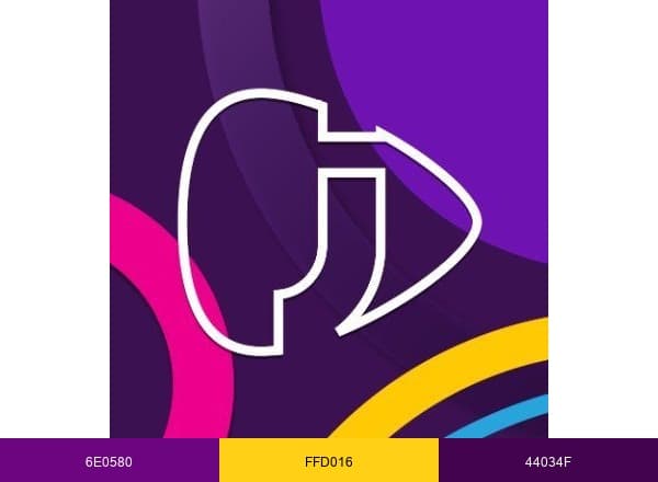 Jacaranda FM brand color palette